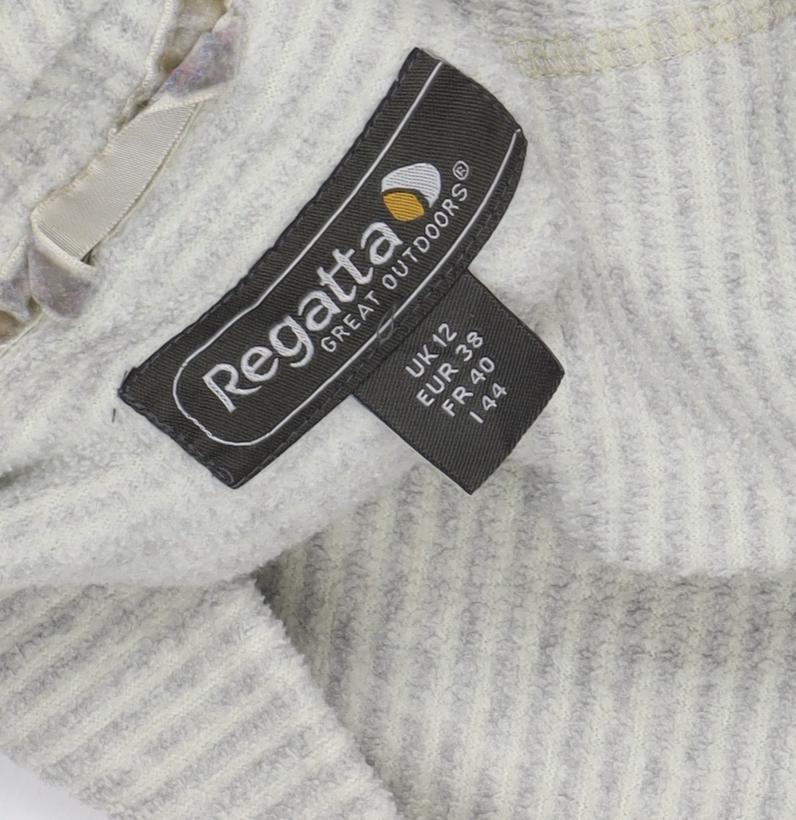 Regatta Women's Beige 1/4 Zip Sweatshirt, Size 12