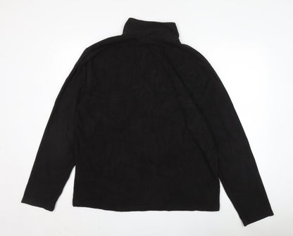 Mens UK Size UK 12 Regatta Black 1/2 Zip Sweatshirt
