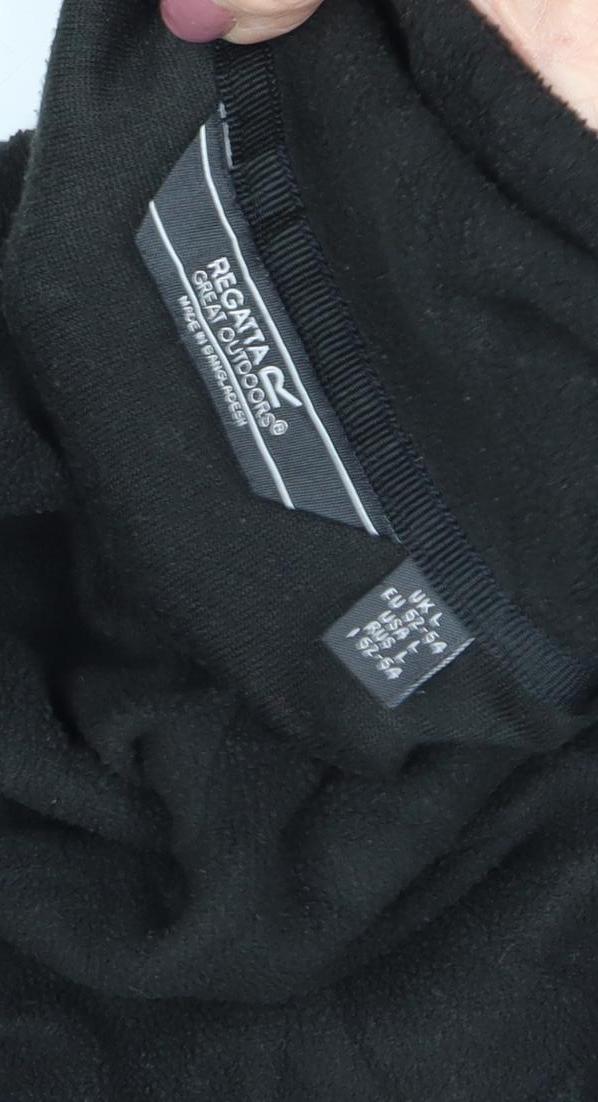 Mens UK Size UK 12 Regatta Black 1/2 Zip Sweatshirt