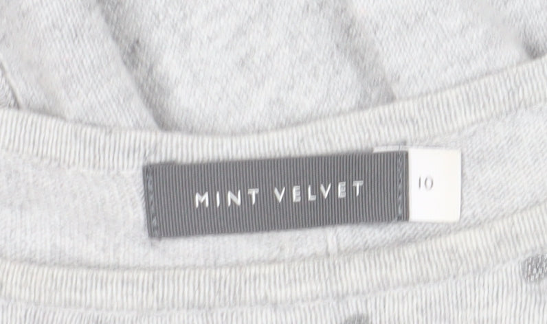 Womens UK Size 10 Mint Velvet Grey Jumper Jumper