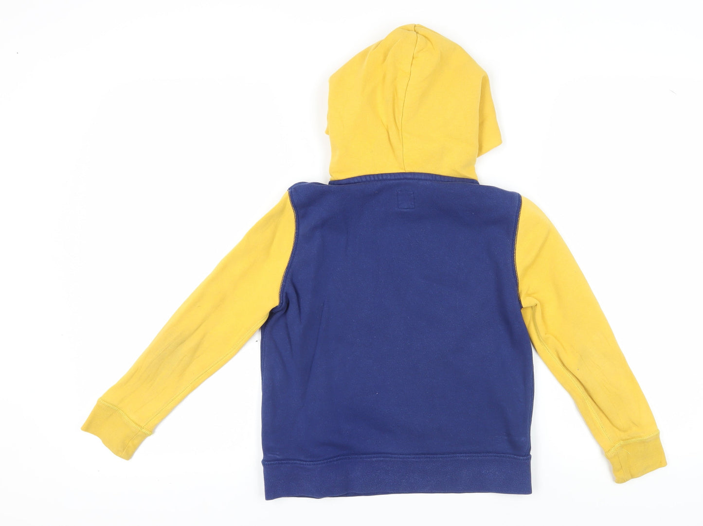 GAP Kids Blue Yellow Pullover Hoodie - Boys M
