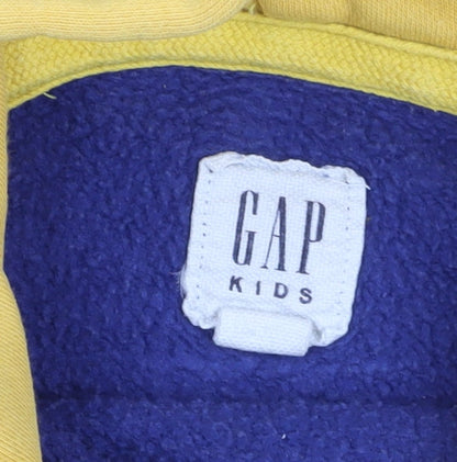 GAP Kids Blue Yellow Pullover Hoodie - Boys M