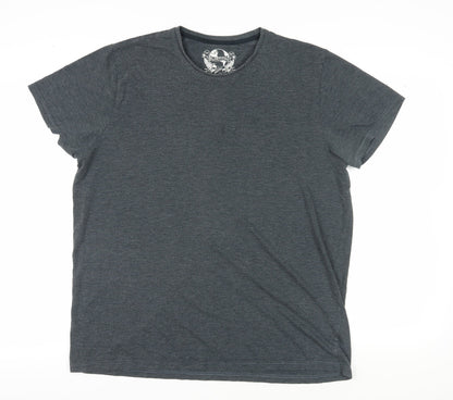 Mens UK Size 2XL Burton Grey  T-Shirt