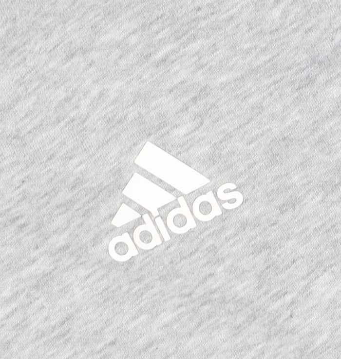 Unisex Adults UK Size M adidas Grey Basic T-Shirt