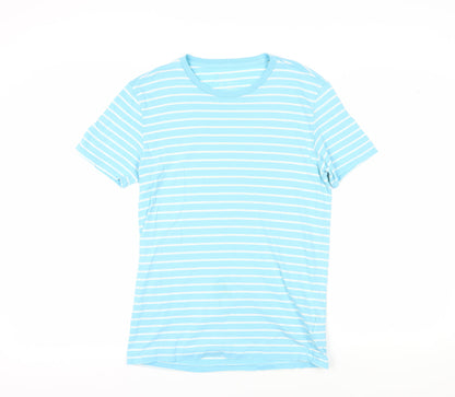 Gap Blue Striped Short Sleeve T-Shirt, Size S