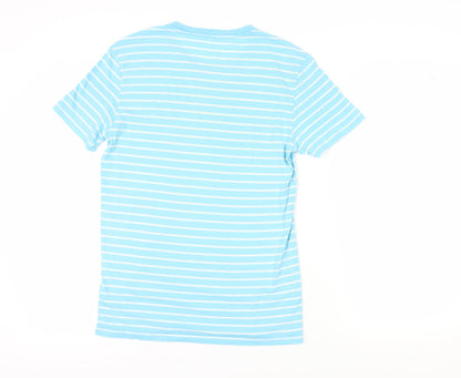 Gap Blue Striped Short Sleeve T-Shirt, Size S