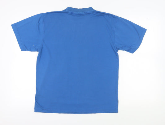 Le Coq Sportif Men's Blue XL Crew Neck T-Shirt