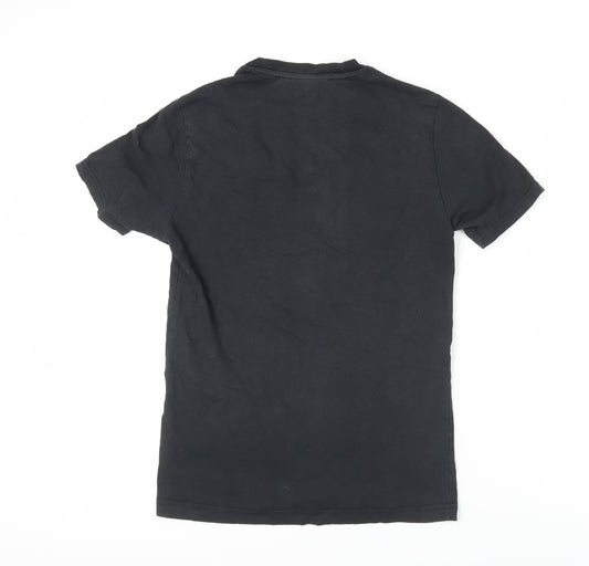 New Balance Men's Black Graphic Logo T-Shirt, Size S