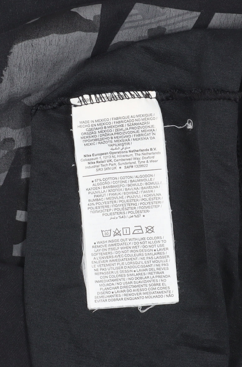 Nike Men's Black Graphic Print XL T-Shirt