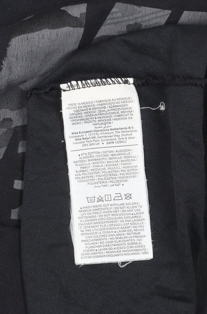 Nike Men's Black Graphic Print XL T-Shirt