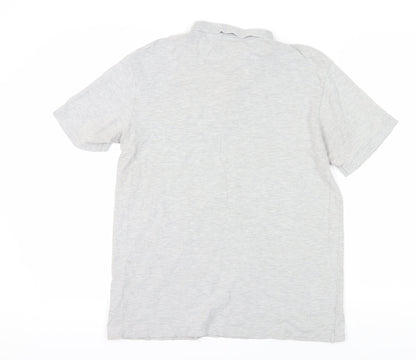 Firetrap Men's Grey Polo Shirt L Regular Fit