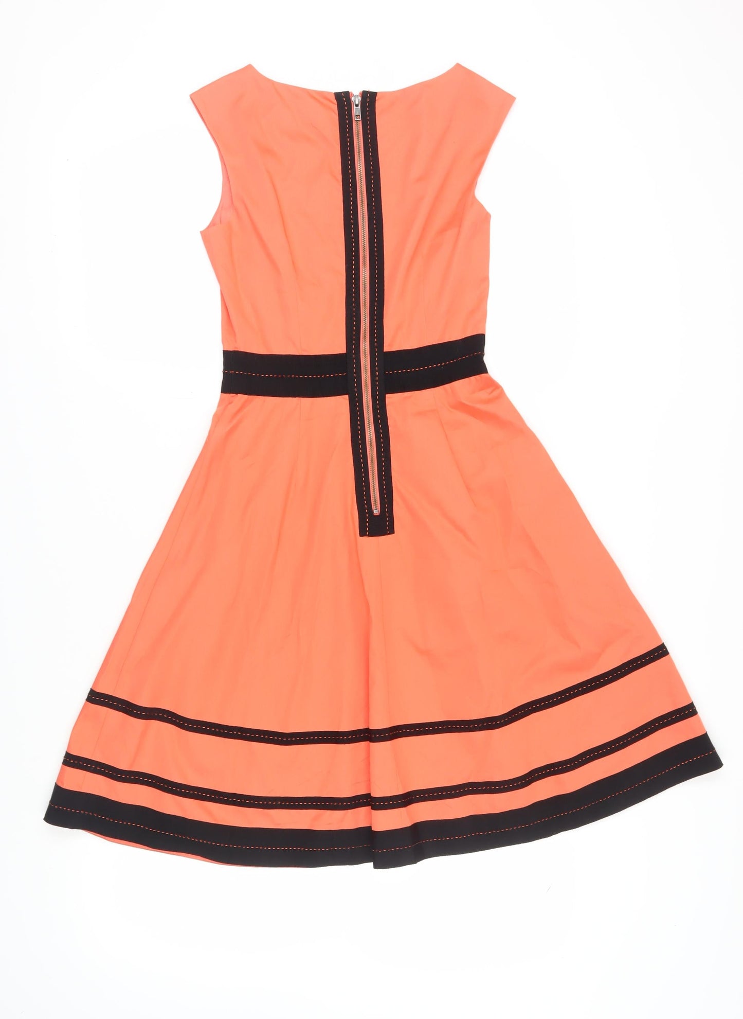 Sand Copenhagen Women's Orange Fit & Flare Dress
