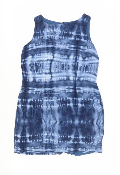 Annabelle London Blue Tie Dye Sleeveless Women's Shift Dress