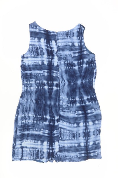 Annabelle London Blue Tie Dye Sleeveless Women's Shift Dress