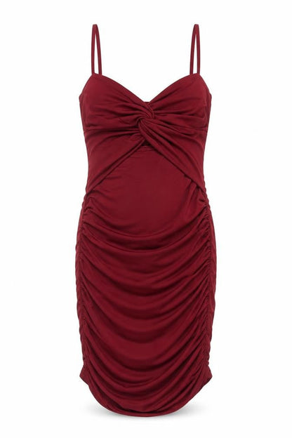 Boohoo Women's Red Bodycon Dress, Size 6, Party