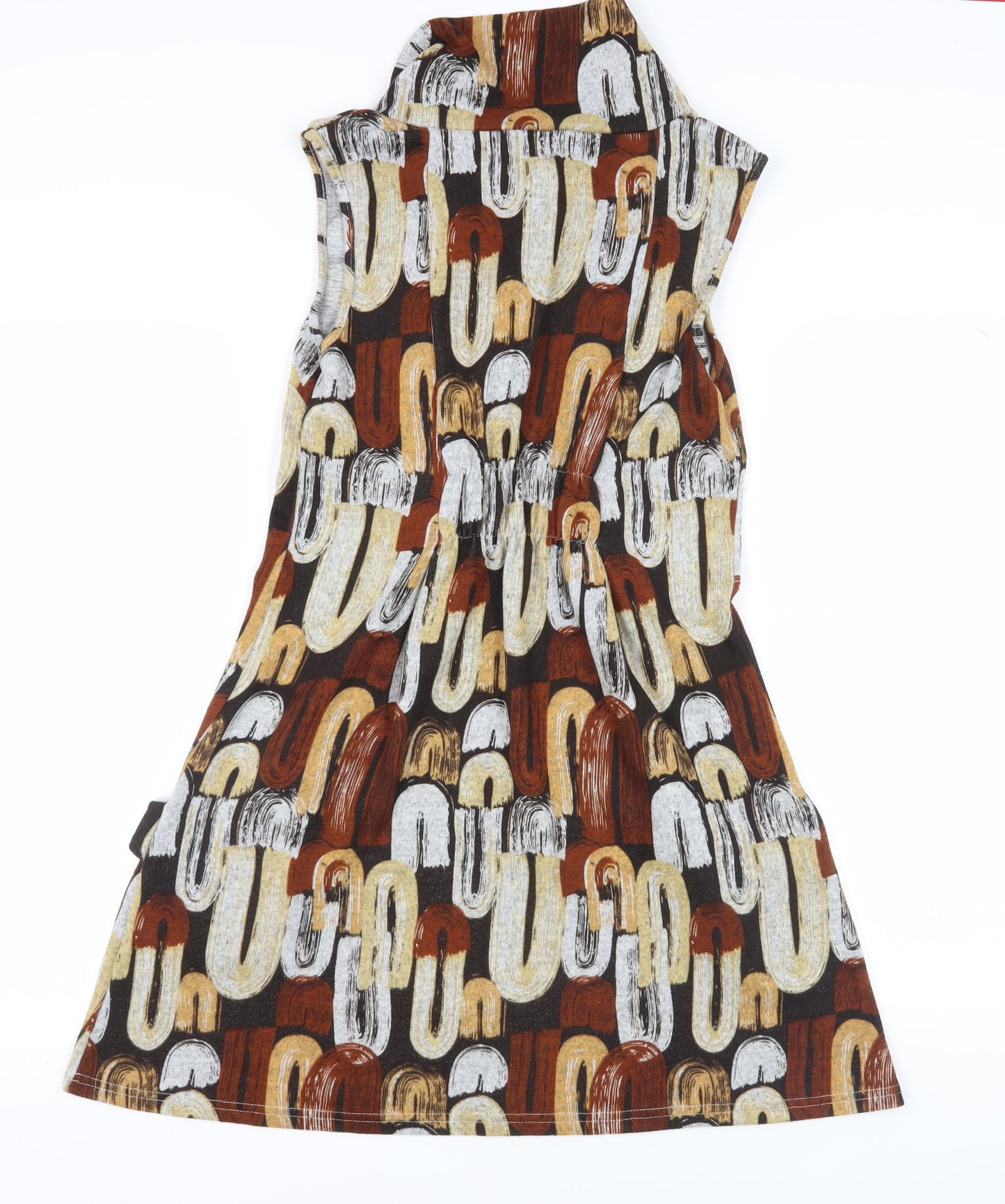 Izabel London Women's Multicoloured Cowl Neck Dress