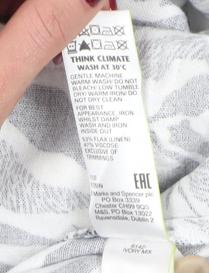 Marks and Spencer Women's Zebra Print Dress, Size 8