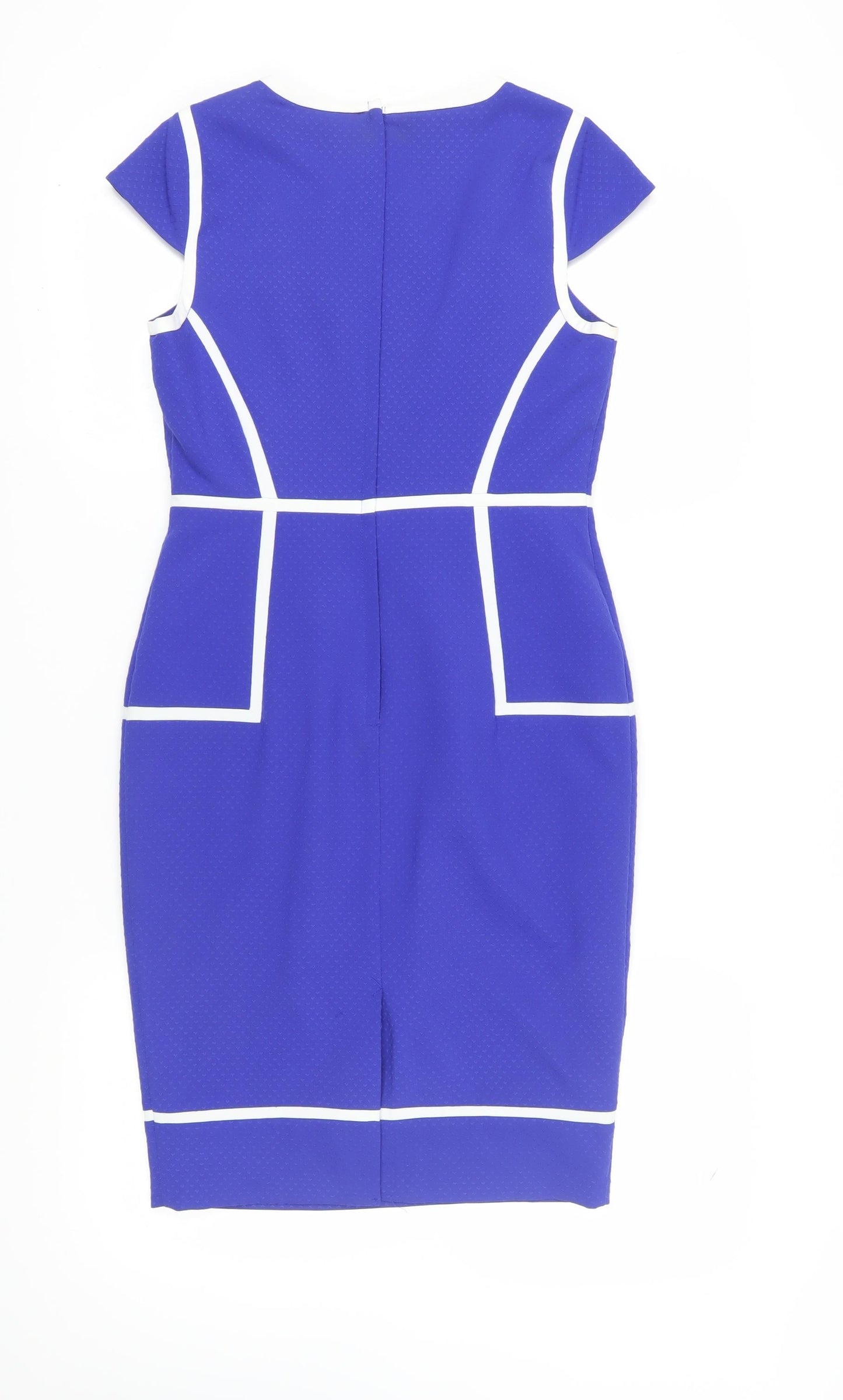 Dorothy Perkins Women's Blue Sheath Dress, Size 10