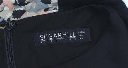 Sugarhill Women's Multicoloured Fit & Flare Dress, Size 8