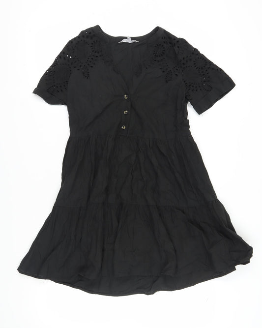 Red Herring Women's Black A-Line Dress Size 8
