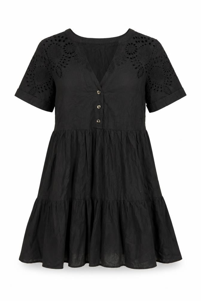 Red Herring Women's Black A-Line Dress Size 8