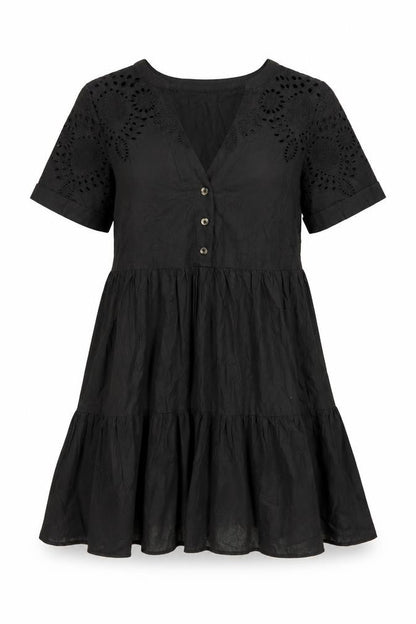 Red Herring Women's Black A-Line Dress Size 8