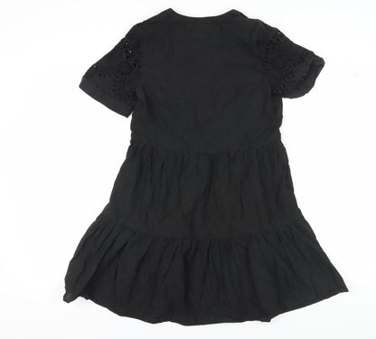 Red Herring Women's Black A-Line Dress Size 8