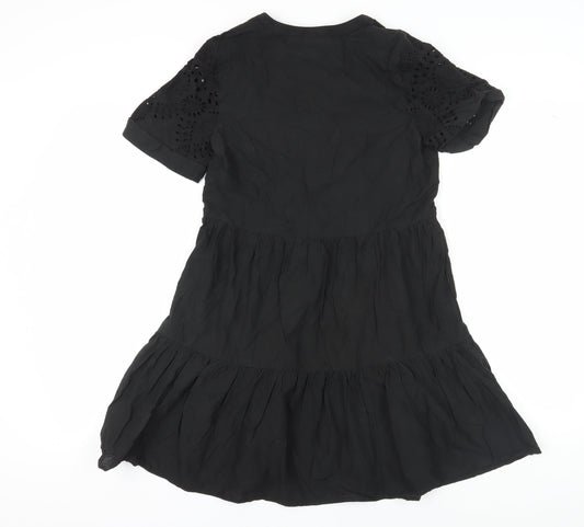 Red Herring Women's Black A-Line Dress Size 8
