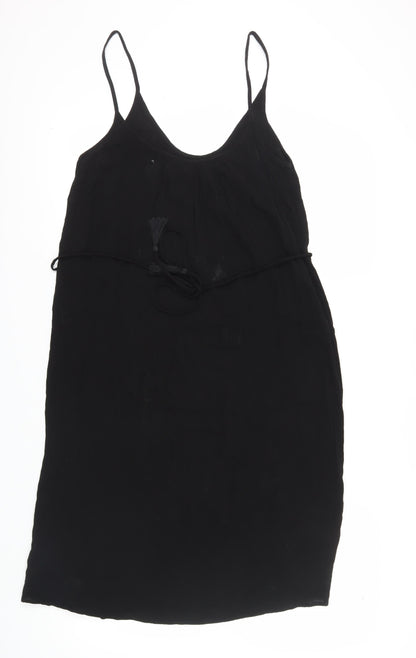 H&M Women's Black Slip Dress, Size 10, Casual Summer