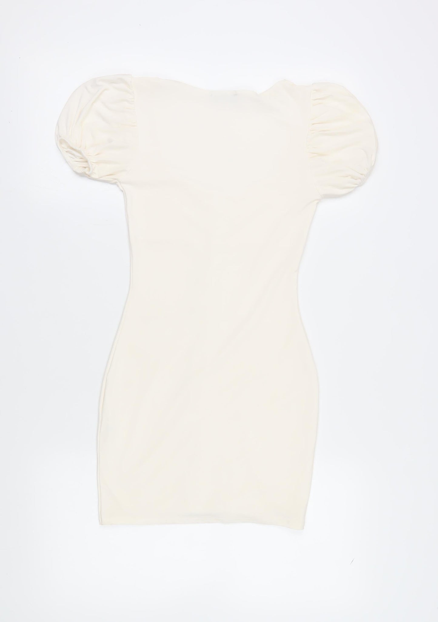 PrettyLittleThing Womens Ivory Bodycon Dress Size 4