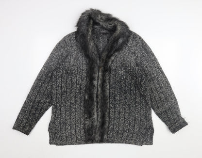 Womens UK Size One Size Casamia Grey Basic Jacket