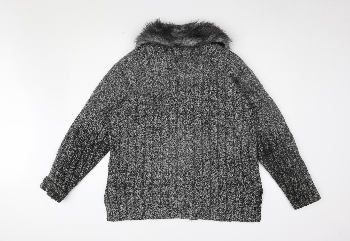 Womens UK Size One Size Casamia Grey Basic Jacket