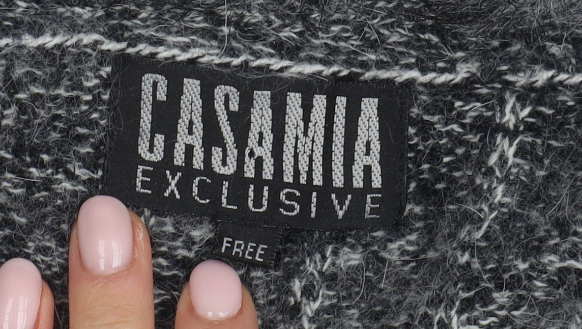 Womens UK Size One Size Casamia Grey Basic Jacket
