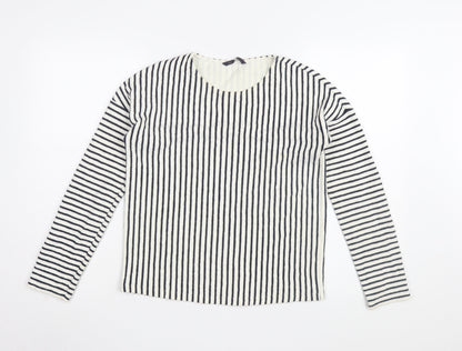 Womens UK Size 8 Marks and Spencer White Basic T-Shirt