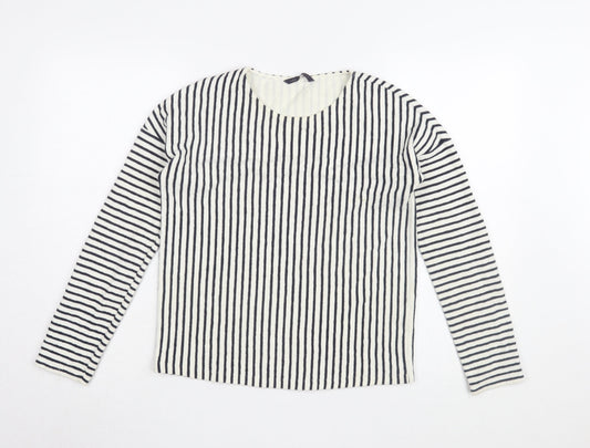 Womens UK Size 8 Marks and Spencer White Basic T-Shirt