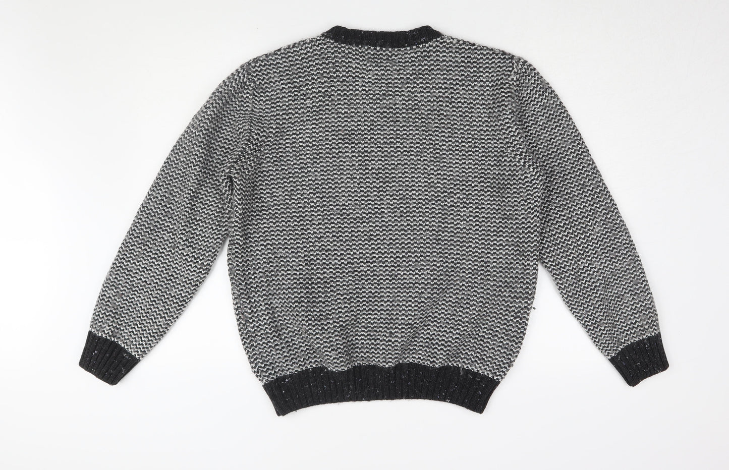 Next Men's Black V-Neck Pullover Jumper M