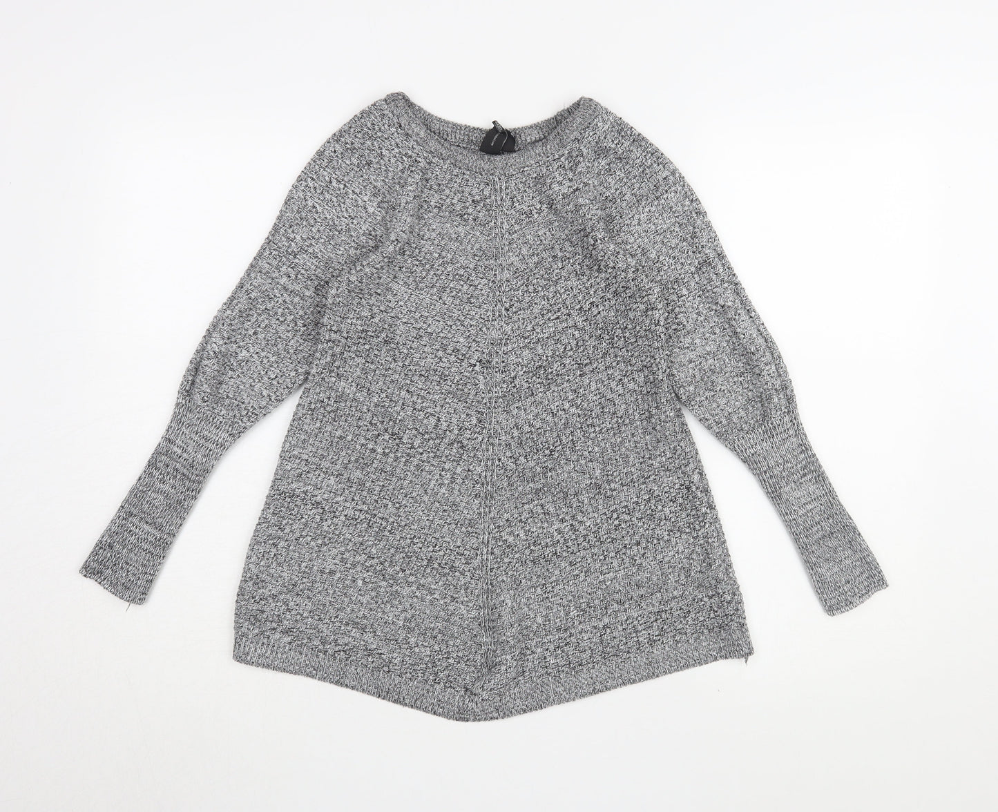 Womens UK Size 10/12 Izabel London Grey Pullover Jumper