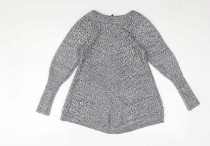 Womens UK Size 10/12 Izabel London Grey Pullover Jumper