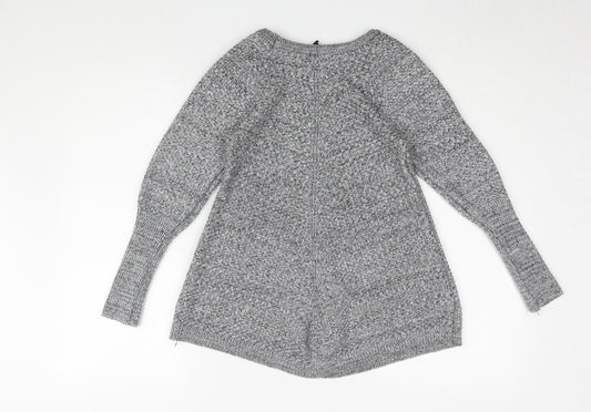 Womens UK Size 10/12 Izabel London Grey Pullover Jumper