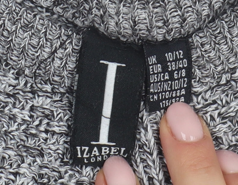 Womens UK Size 10/12 Izabel London Grey Pullover Jumper