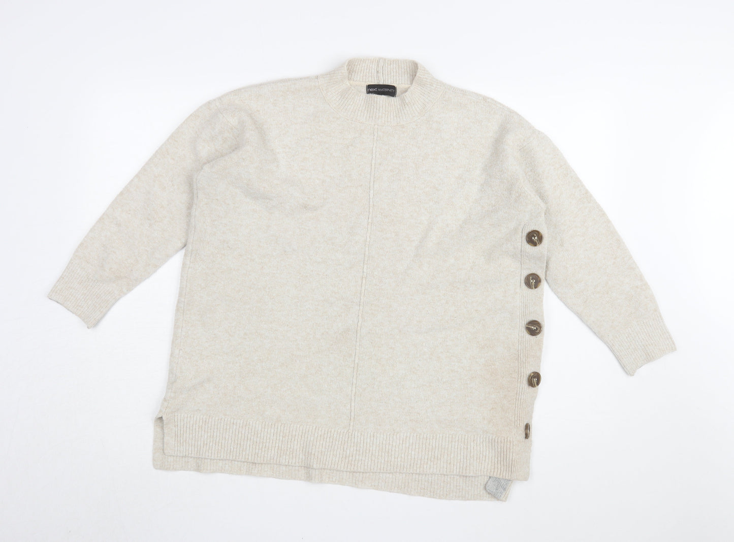 Womens UK Size L NEXT Beige Pullover Jumper