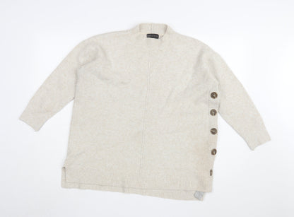 Womens UK Size L NEXT Beige Pullover Jumper