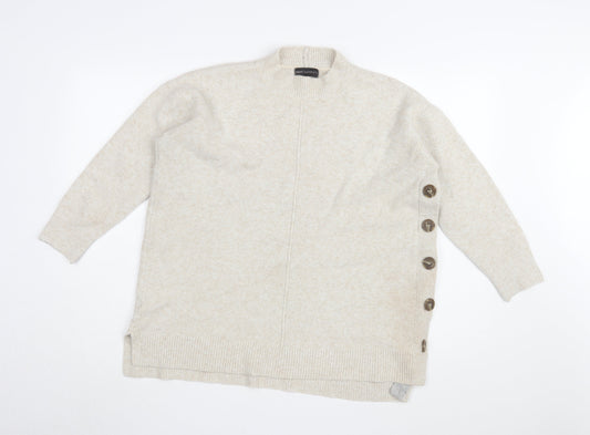 Womens UK Size L NEXT Beige Pullover Jumper