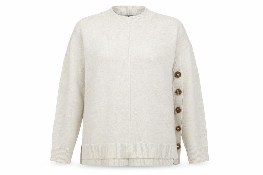Womens UK Size L NEXT Beige Pullover Jumper