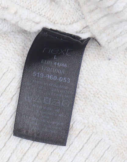 Womens UK Size L NEXT Beige Pullover Jumper