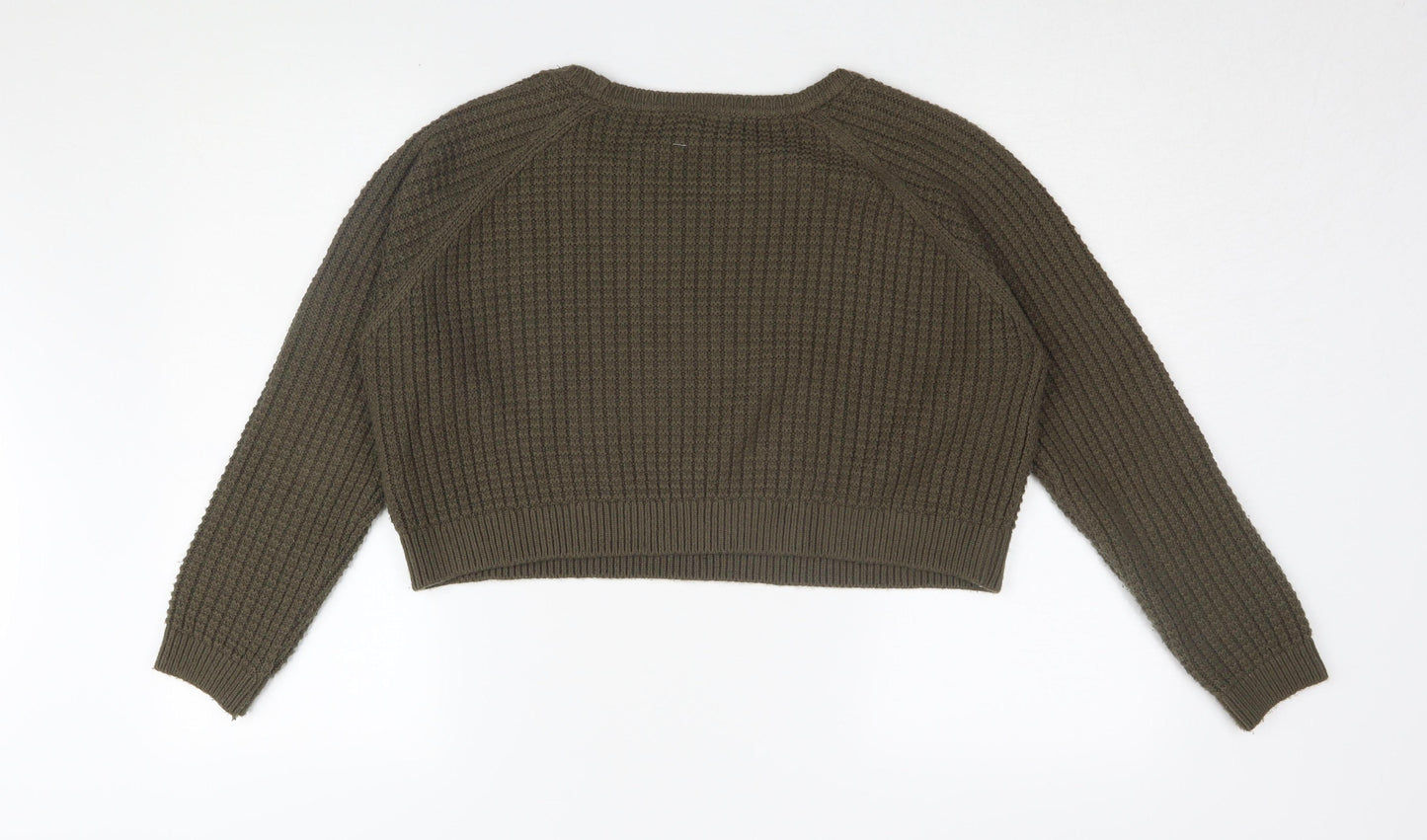 Womens UK Size 10 Topshop Green Jumper Jumper