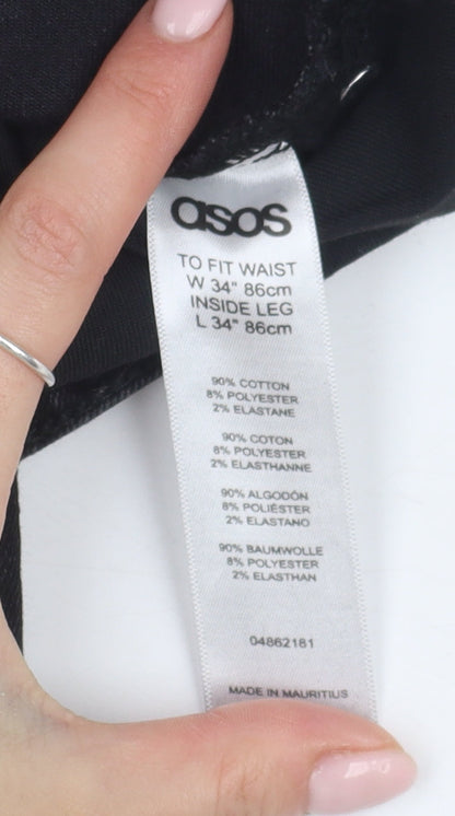 Asos Women's Black Skinny Jeans - Size 34
