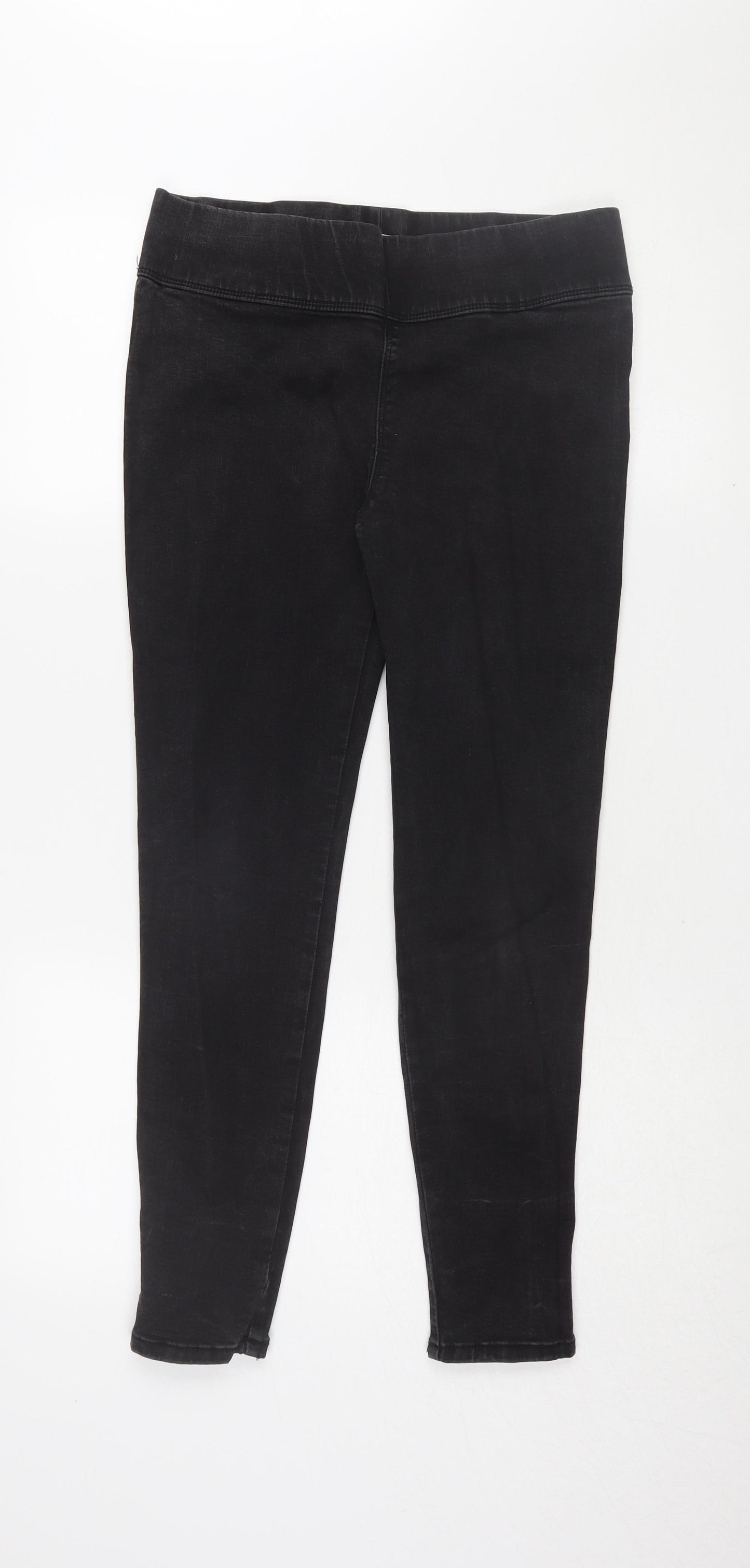 Mango Women's Black Slim Jegging Size 8 Stretch Denim