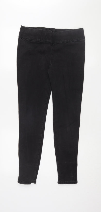 Mango Women's Black Slim Jegging Size 8 Stretch Denim
