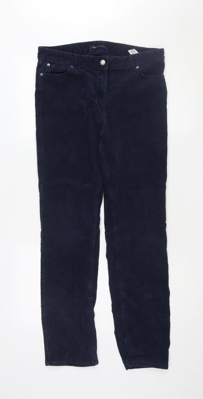 Womens UK Size 14 Marks and Spencer Regular Fit Skinny Blue Jeans